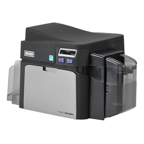 HID Fargo DTC4250e Dual-Sided ID Card Printer [Omnikey Cardman 5121/5125] 052016