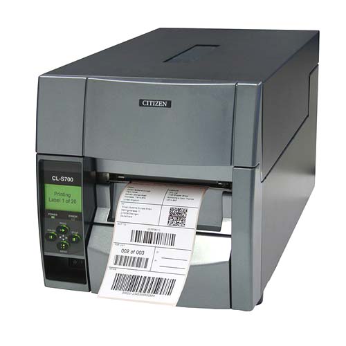 Citizen Systems Citizen CL-S700 TT Printer [203dpi, Ethernet, External Media Slot, Peeler] CL-S700-EP