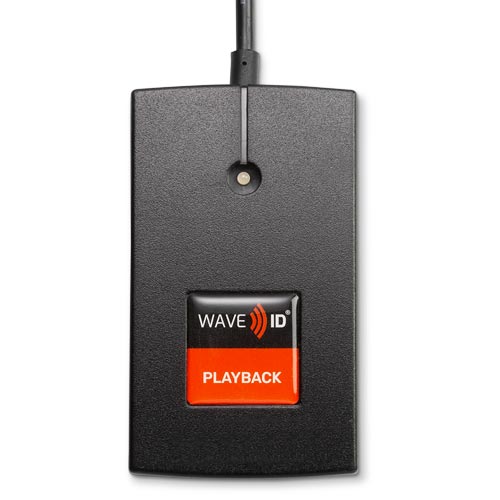 rf IDEAS WAVE ID Playback Black Usb Reader RDR-7585AKU-SL
