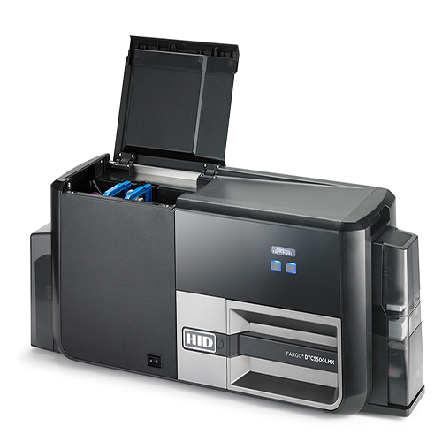 HID Fargo DTC5500LMX Dual-Sided ID Card Printer [Magnetic Stripe Encoder] 056306