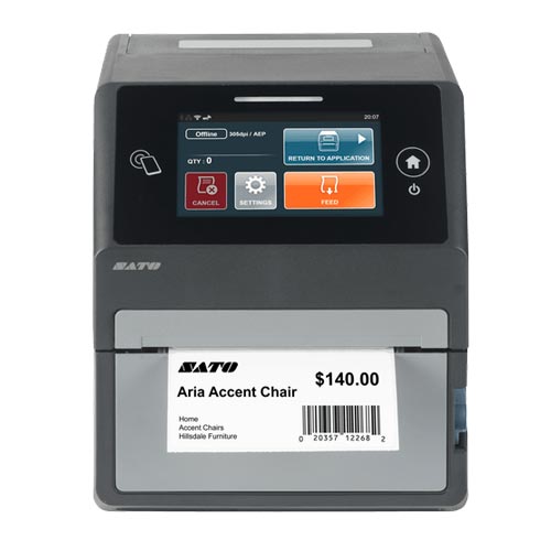SATO CT4-LX DT Printer [203dpi, Ethernet] CT4LXTEMPCHECK101