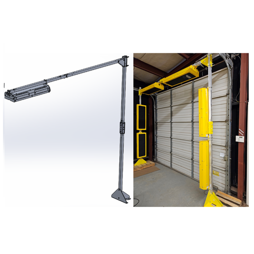 RFIDKNOW 50007002 Adjustable Pole Stand 10Ft Height X 10Ft Span 50007002