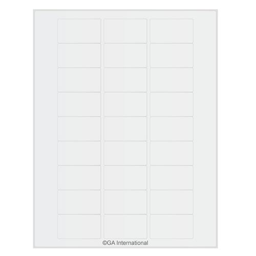 LabTAG 2" x 1.125" Autoclave Labels (8.5″ x 11″ Sheet Size) AKA-63WH