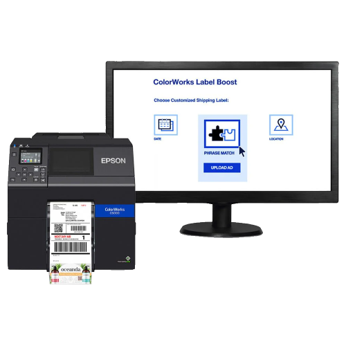 Epson ColorWorks C6000P Label Boost Bundle [Matte Printer + Software] C31CH76A9951