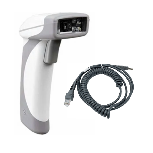 Code CR1500 Barcode Scanner [14ft Coiled USB Cable, CodeShield] CR1500-K101-C514