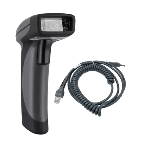 Code CR1500 Barcode Scanner [w/ 8ft Coiled USB Cable] CR1500-K201-C508