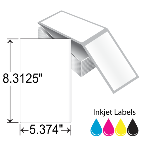 Barcodefactory Polyethylene Inkjet Label [Fanfold] IMPP-5375831251000NPF