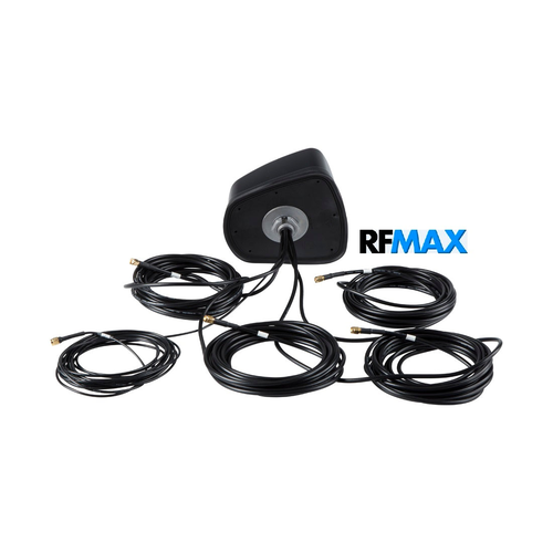 RFMAX Black Five-in-One Vehicular Antenna G44WW-17SSSRR