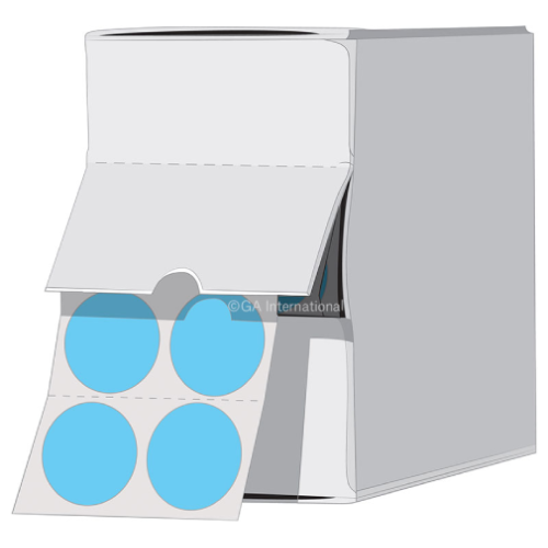 LabTAG 0.5″ Dots Cryogenic Labels (Blue) JTRA-13BL