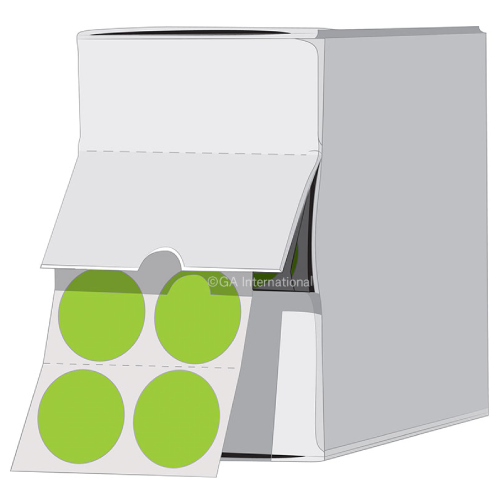 LabTAG 0.5″ Dots Cryogenic Labels (Green Apple) JTRA-13GA