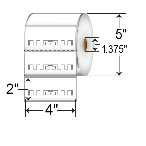 Thermamark 4x2 TT RFID Label 4313734