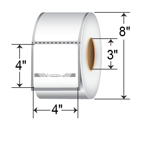 BarcodeFactory 4x4 RFID Label [Alien Higgs 9, UHF 860-960] BAR4X4-RFID-3AL