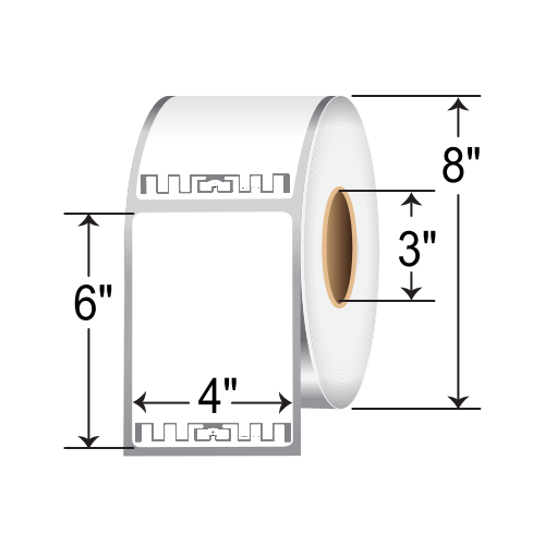 SATO 4x6 RFID Label [Non-Perforated, Wound Out] SR30KT-10431