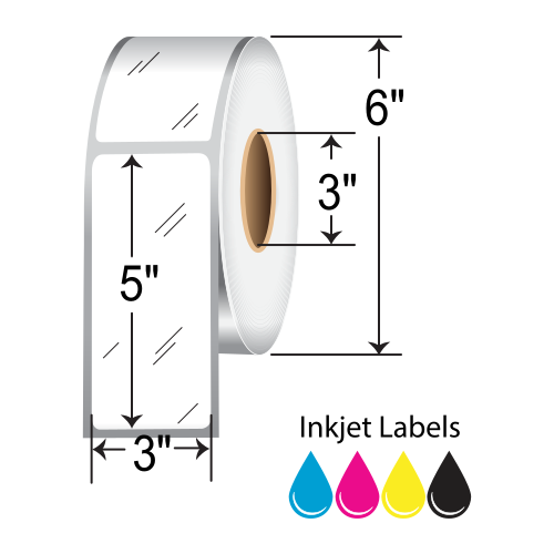 Primera Labels 3x5 Premium Gloss Paper [Non-Perforated] 73319