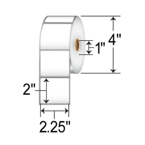 Barcodefactory 2.25x2  TT Label [Perforated] RT-225-2-735-1