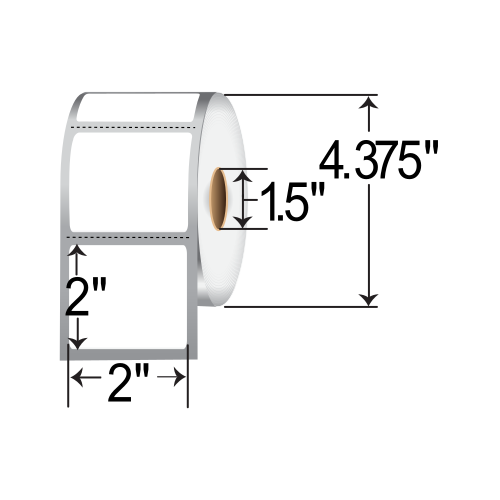 SATO 2x2  TT Label [Perforated] SR15LT-10142