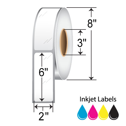 Primera 2x6 Inkjet Labels [Non-Perforated] 74669