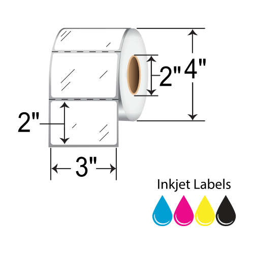 Barcodefactory 3x2  Inkjet Label [Perforated] RIJG-3-2-575-2