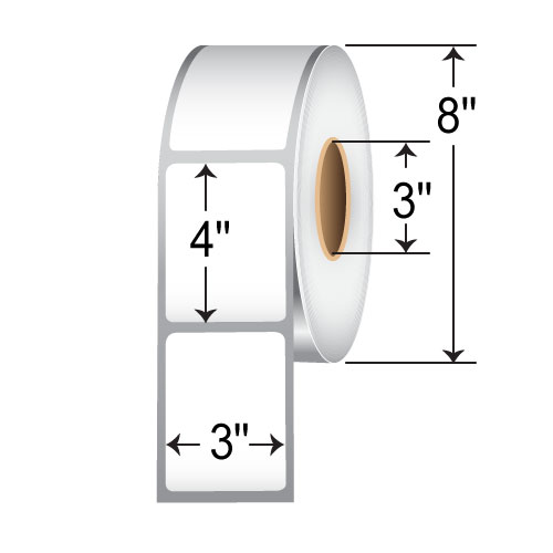 BarcodeFactory 3x4 DT Label [Non-Perforated] 680-IDT-3-4