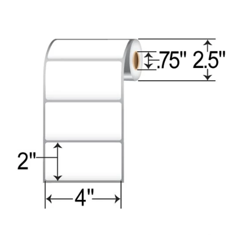 Barcodefactory 4x2  DT Label [Perforated] E21079-BAR