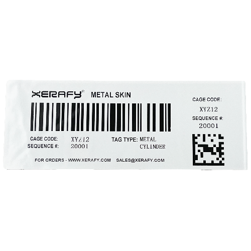 Xerafy Mercury R6-P Metal Skin RFID Label [EU Frequency] X1040-EU011-R6P