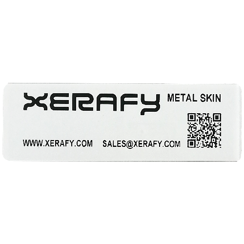 Xerafy Platinum Metal Skin RFID Label [US Frequency] X50A3-US011-U9