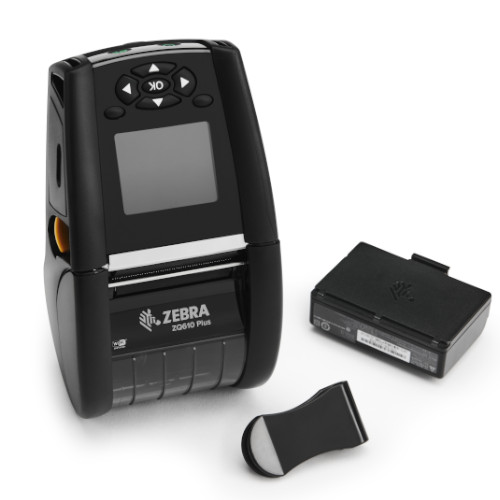 Zebra ZQ610 Plus DT Printer [203dpi, WiFi, Battery, Linerless Platen] ZQ61-AUWB004-00
